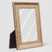 薄茶友好木枠PICフォトプラーク フォトプラーク (側面)