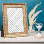 薄茶友好木枠PICフォトプラーク フォトプラーク (側面)