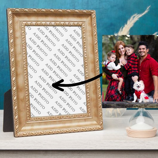 薄茶友好木枠PICフォトプラーク フォトプラーク