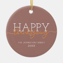 薄茶色の幸せな感謝祭