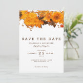 薄茶色の花 招待状 (スタンド正面)