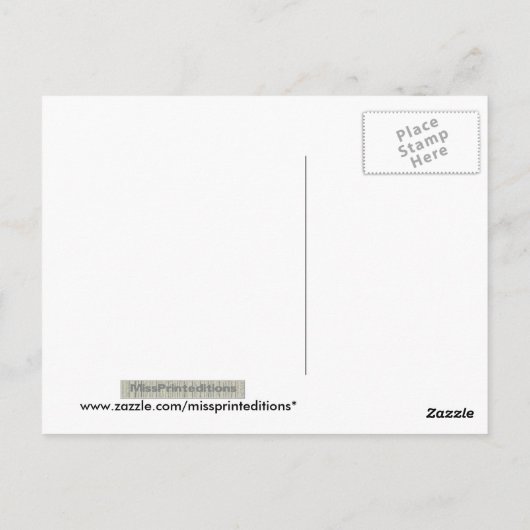 薄茶 ポストカード (裏面)