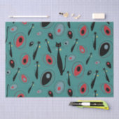 薄葉紙 | MidCenturyモダン原子猫 (クラフト)