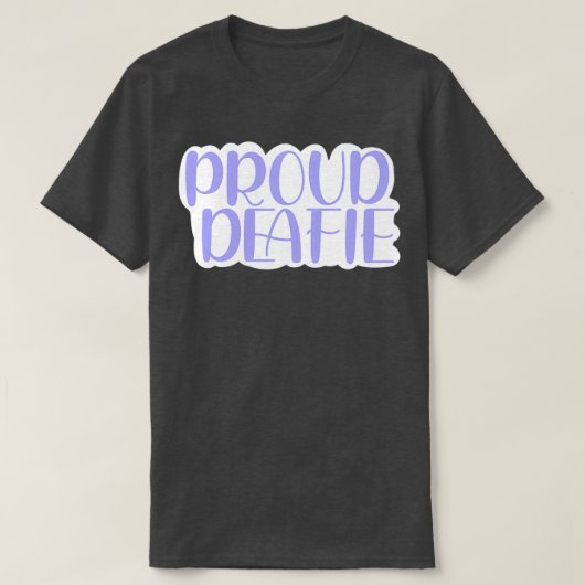 薄誇りを持った紫色 Tシャツ (デザイン正面)