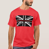 薄赤線イギリス国旗 Tシャツ (正面)