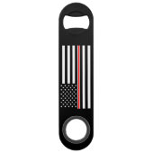 薄赤線国旗：消防士ヒーローメモリアル スピード栓抜き (裏面)