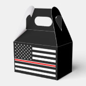 薄赤線国旗：消防士ヒーローメモリアル フェイバーボックス (正面サイド)