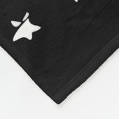 薄赤線旗パーソナライズされた消防士 フリースブランケット (角)