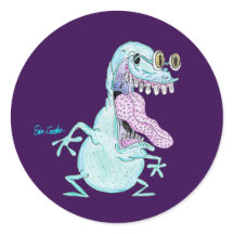 薄青いモンスター エイリアン キャラクター