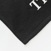 薄青い線の旗警察官の祈りの言葉 フリースブランケット (角)