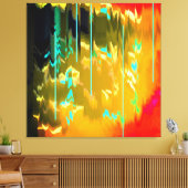 薄青の雨 キャンバスプリント (インサイチュ (リビング))