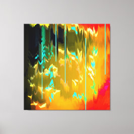 薄青の雨 キャンバスプリント