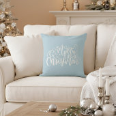 薄青メリー装飾用クッションの小さなクリスマス クッション