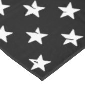 薄青ラインのアメリカ旗警察 テーブルクロス (アングル)