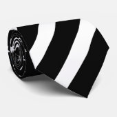 薄青ラインのアメリカ旗警察 ネクタイ (ロール)