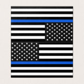 薄青ラインアメリカ国旗のメモリアル (外部フラット)