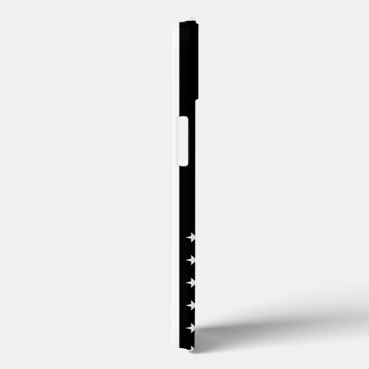 薄青ライン警察旗 Case-Mate iPhoneケース (裏面 / 右)