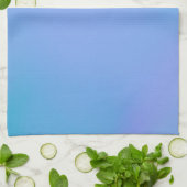 薄青空オンブレアート キッチンタオル (折り畳み)