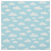 薄青色のテクスチャクラウド ファブリック (見本)