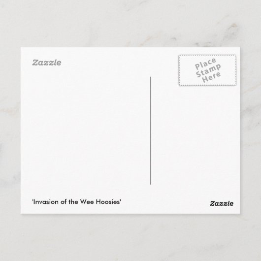 薄頭巾の侵入 ポストカード (裏面)