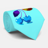 薄鮮やか色さくらんぼ ネクタイ (ロール)