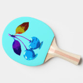 薄鮮やか色さくらんぼ 卓球ラケット (横)