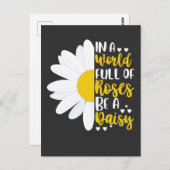 薔薇だらけの世界でデイジーであれ ポストカード (正面/裏面)