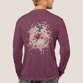 薔薇のサイン トライブレンドTシャツ (背面)