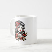 薔薇のレディーマグ コーヒーマグカップ (正面左)