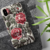 薔薇の夢のモノグラムiPhoneケース iPhoneケース