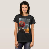 薔薇の猫の夢 Tシャツ (正面フル)