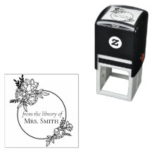 薔薇の花のフレーム 図書館より