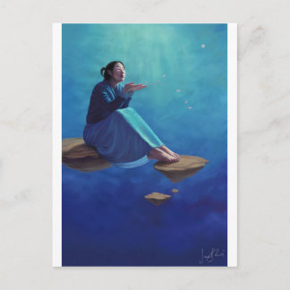 薔薇の花びらのような思考 ポストカード