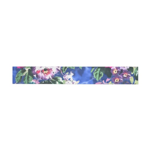 薔薇の花束 ラップアラウンドラベル (単一)