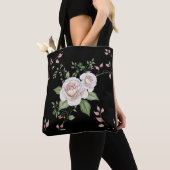 薔薇の花盛り トートバッグ (クローズアップ)
