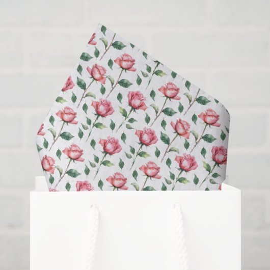 薔薇の薄葉紙 薄葉紙 (ギフトバッグ)