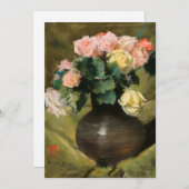 薔薇 | ウィリアム・メリット・チェイス (正面/裏面)