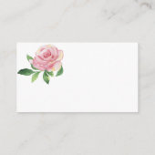 薔薇 - 何個の栓 結婚式ゲーム エンクロージャーカード (裏面)