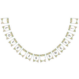 薩摩木炭メインスクイズシトラスブライダルシャワー バンティングフラッグ