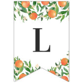 薩摩木炭メインスクイズシトラスブライダルシャワー バンティングフラッグ (第2の旗)