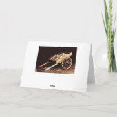 薪の付いた古い田舎の馬車 案内状 (裏面)