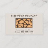 薪の供給と配送 名刺 (正面)