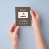 薪の供給フライヤー チラシ (手)