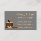 薪の供給名刺 名刺 (正面)