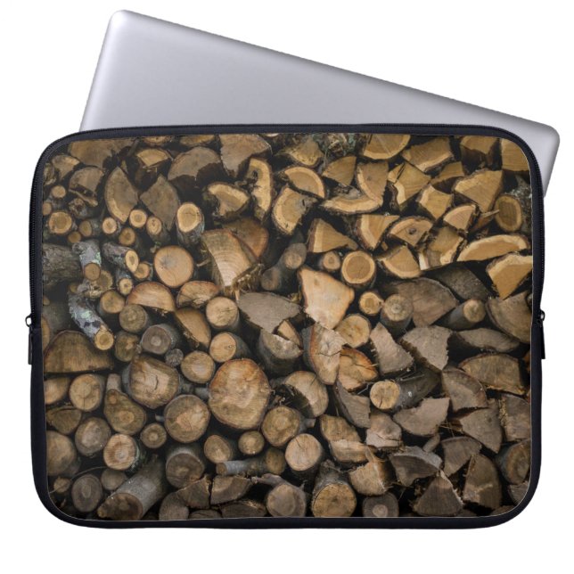 薪の山 ラップトップスリーブ (正面)