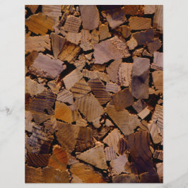 薪の素朴なキャビン木目の樹皮パターン