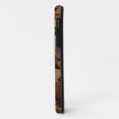 薪の素朴なキャビン木目の樹皮パターン Case-Mate iPhoneケース (裏面/左)