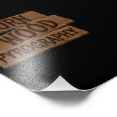 薪を燃やすパイログラフィー フォトプリント            (角)