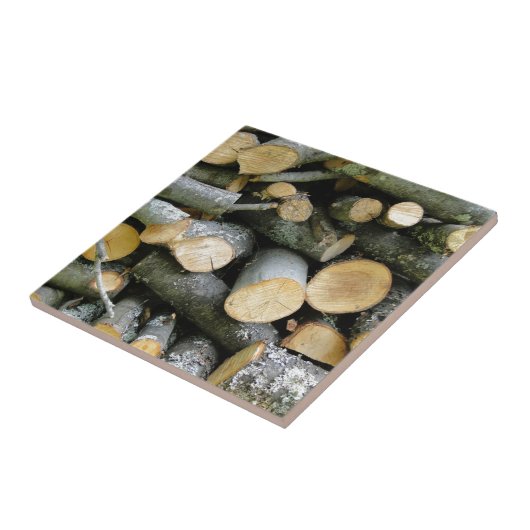 薪を積み上げた山 タイル (側面)