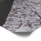 薪スタックのクローズアップ写真 ポスター (角)